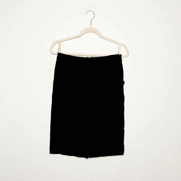 A New Day Women's Black Pencil Skirt with Gold Zipper Size 6 - Picture 1 of 6